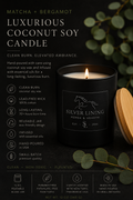 Matcha + Bergamot Coconut Soy Candle